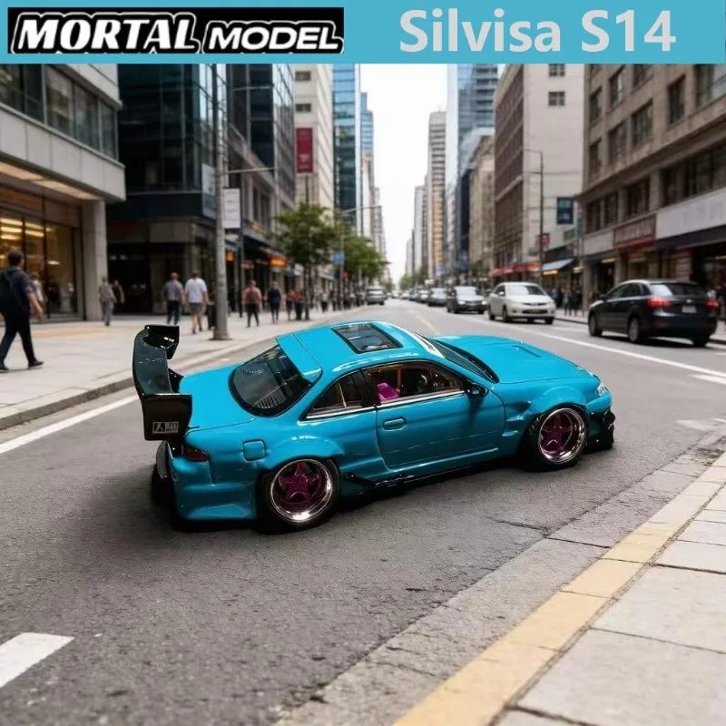 MORTAL MODEL 1:64 Silvisa S14 Malaysia Limited Alloy Die Casting Car Model Collection Model Boy Gift Christmas Gift