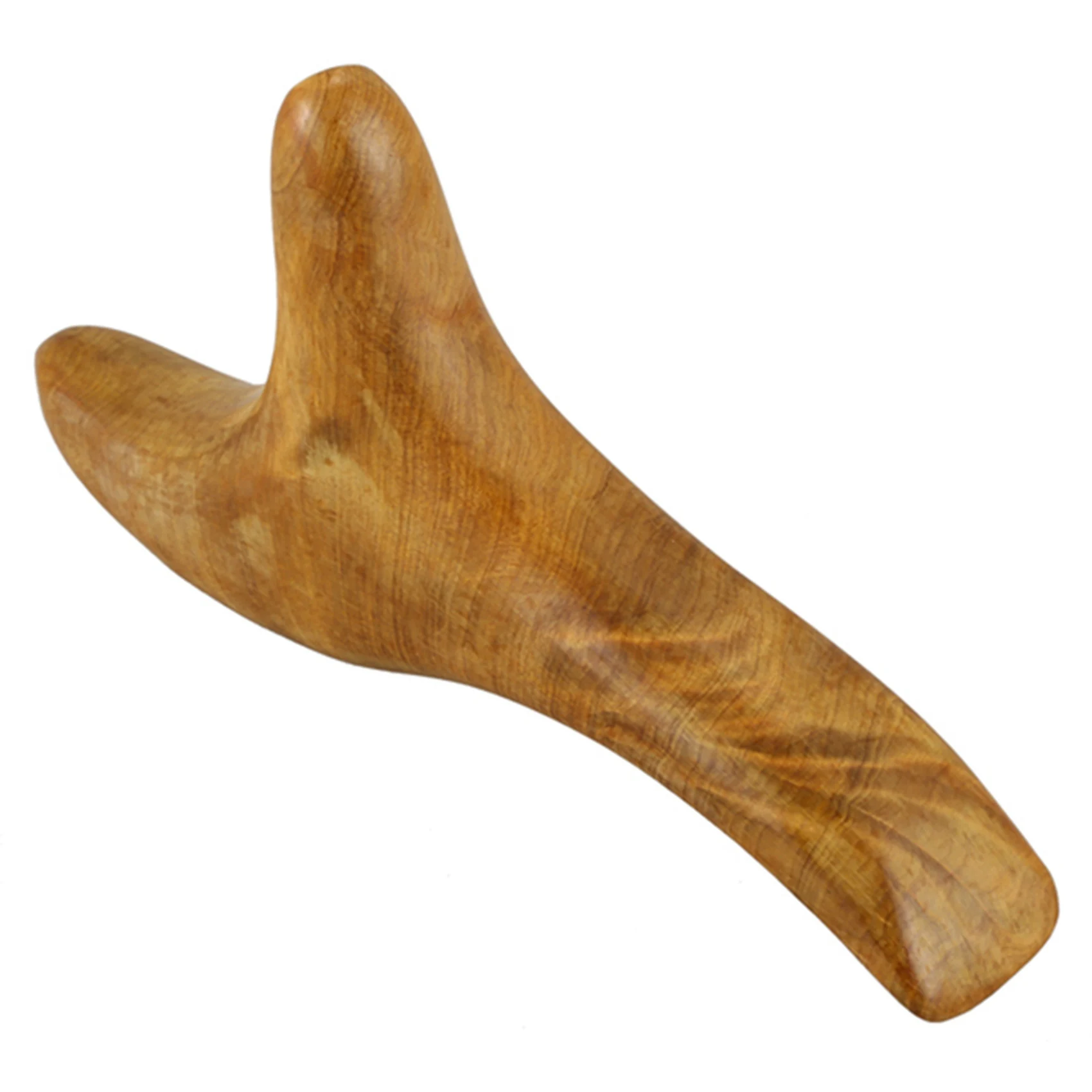 ABMI-2X Wooden Body Foot Neck Relax Blood Circulation Massager Triangular Spa Reflexology Massage Stick Tool,