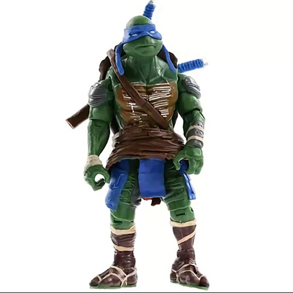 Anime 2014 Ninja Turtle Figure Mikey Action Figures Collection Movable TMNT Leonardo Da Vinci Figures Model Toys images - 6