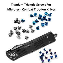 OTF Disassembled Titanium Alloy Triangle Handle Screws Wrench Spring Handle Accessories For Microtech Combat Troodon Knives DIY