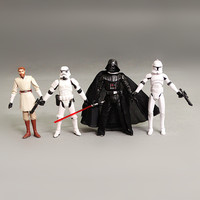 Action Figure Hot Toys Star Wars Obi Wan Darth Vader Model 10cm Doll DIY Movable Decoration Collection Figurine Children Gifts