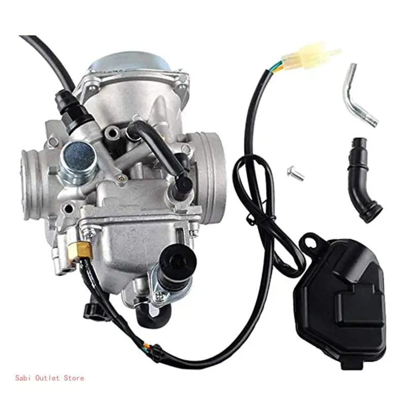 TR-X 350 Carburetor for 350 2000-2006 FE/FM/TE/TM/for ES Atv 4 Stroke Carburetor with Black Throttle Base Cover