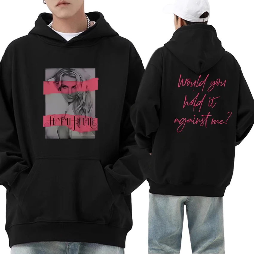 

Hot sale Singer Britney Spears Graphic Hoodie Men Women Hip Hop Style Oversized Fleece Sweatshirt Autumn Winter Popular Unisex
