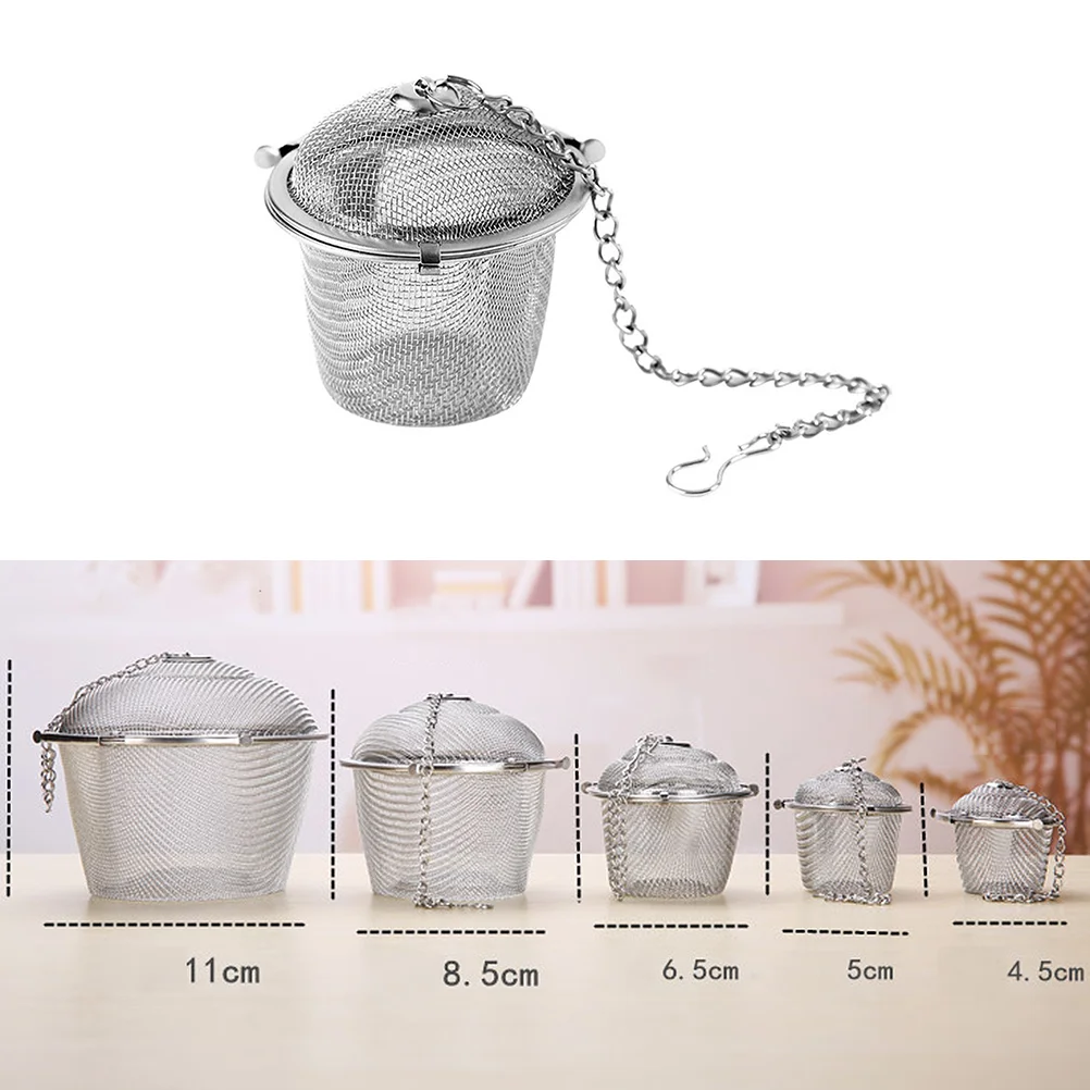 Tea Infuser for Loose Spice Strainer Stainless Steel Ball Filter Decocting Medicine