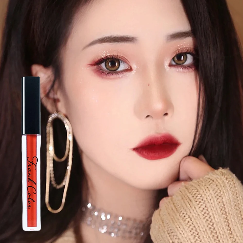 

Lipstick Safe And Gentle Matte Texture Suitable For All Skin Types Smooth Texture Beauty And Health Waterproof Lip Glaze