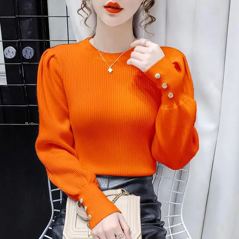 Cheap Top Ladies Pullovers New Knitwear Autumn Fashion 2024 Women's Knit Sweater Elegant Attractive Aesthetic Trend Korean Style