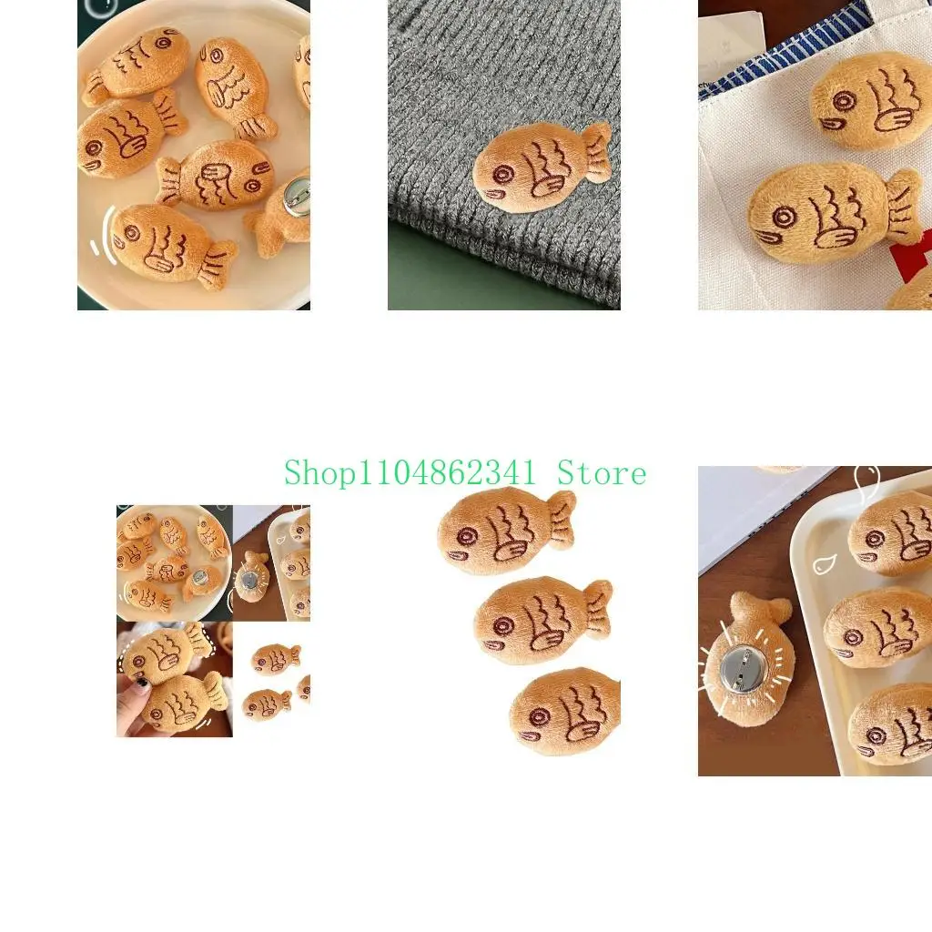 5asd trâm cài pin đồ trang sức lông Nhật Bản tráng miệng cá trang sức bùa đồ trang sức quyến rũ
