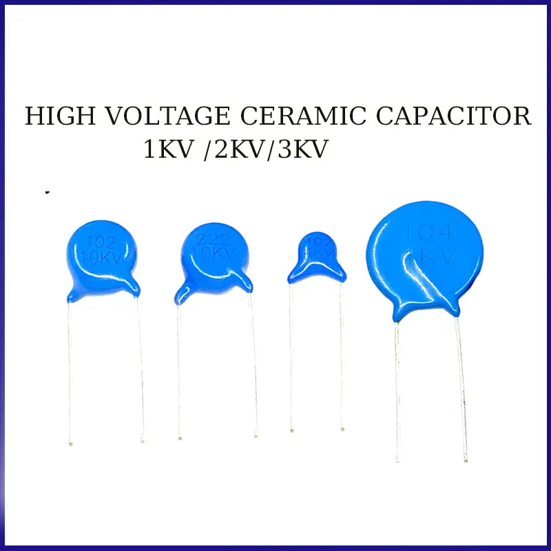 1000pcs Leaded High Voltage Ceramic Capacitor 2KV 2000V 10NF 103 10MM 20% 304