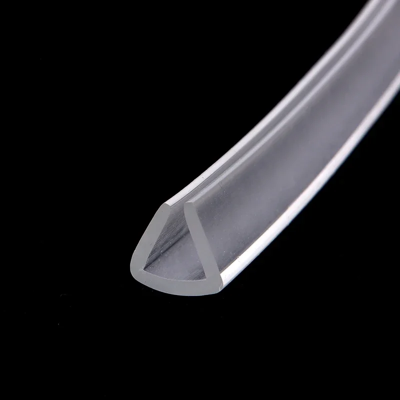 

Groove 0.5mm-35mm Rubber Edging Sealing Strip Transparent U Type Protector Shield Glass Metal PVC Plastic Cut-resistant Hand