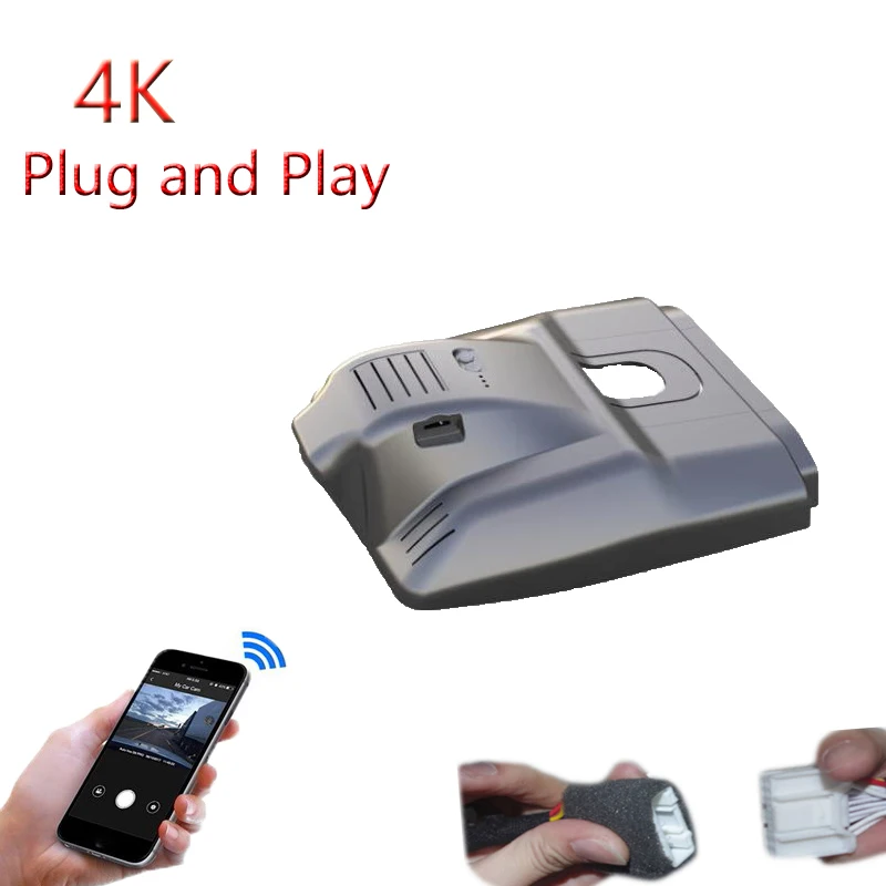 

4K Plug And Play для Lexus RX350 RX500 2023 2024 2025 2026 LX700 LX700h 2025 Автомобильный видеорегистратор Wi-Fi DVR DashCam Dash Camera