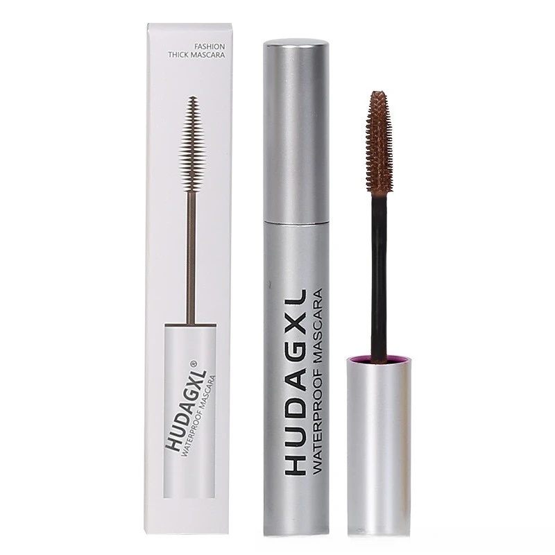 4D Mascara Thick Long Smudge-proof Ultra-Fine Brush Lengthens Eyelashes Fast Dry Brown Black Curling Mascara Comestic