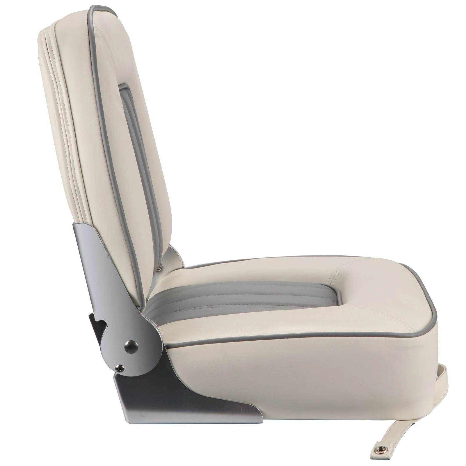 Fiberglass Marine Seat para Yacht, liga de alumínio, especial giratório móvel dobrável pesca macia Seat, RV