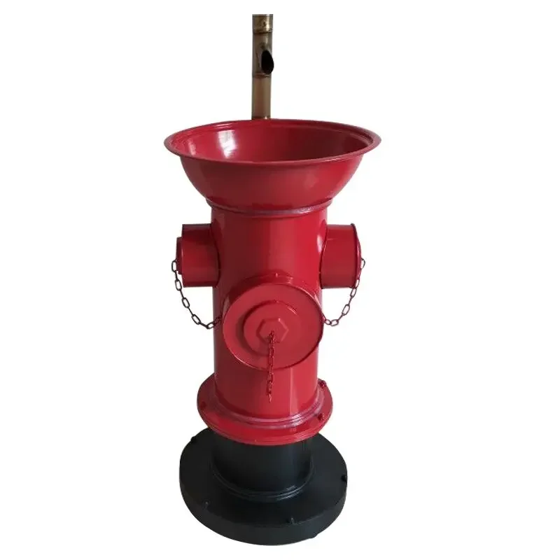 Wrought iron industrial wind wash basin toilet floor integrated column type fire hydrant