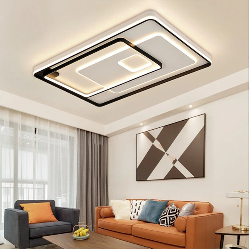 Intelligent LED Modern Living Room Ceiling Lamp Creative Bedroom Dining Study Chandelier Fashion Indoor Decoration Lamps