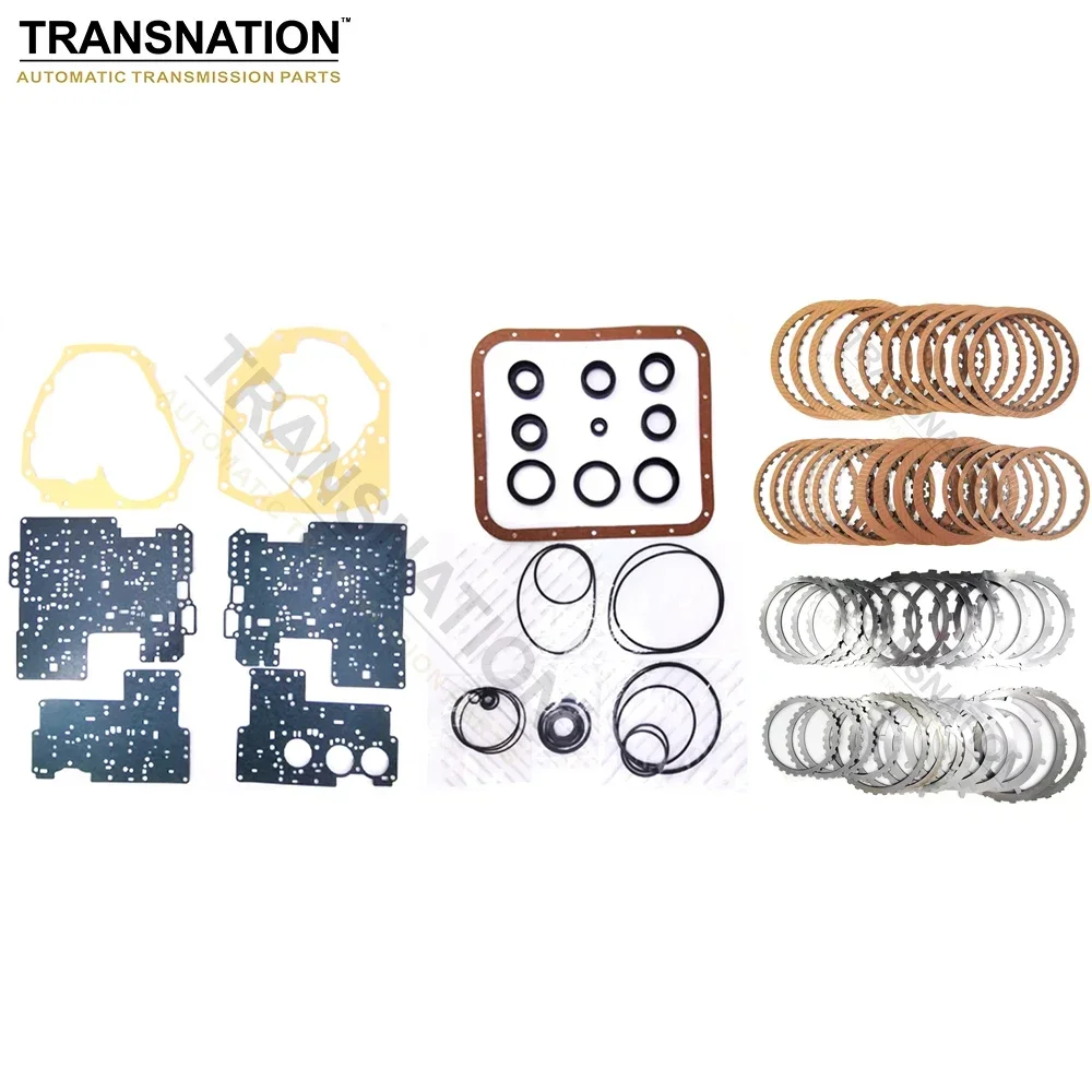 Transnation 4EAT Auto Transmission Rebuild Kit Overhaul Seals Rings Gaskets With Clutch Plate For SUBARU 1998-ON