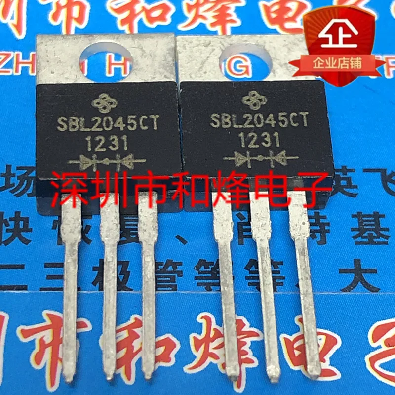 10PCS/Lot SBL2045CT  TO-220 45V 20A  Imported Original Best Quality In Stock Fast Shipping