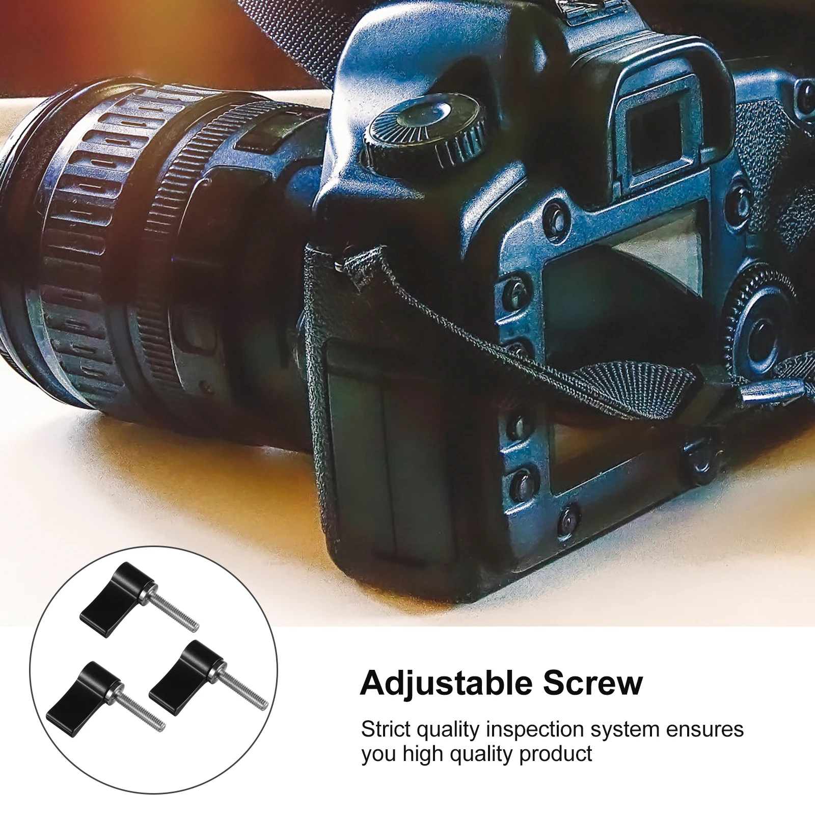 

2 шт. L-образный винт, регулируемая 7-образная ручка, рычаг для большого пальца для цифровой зеркальной камеры, блокирующая металлическая вращающаяся ручка из алюминиевого сплава