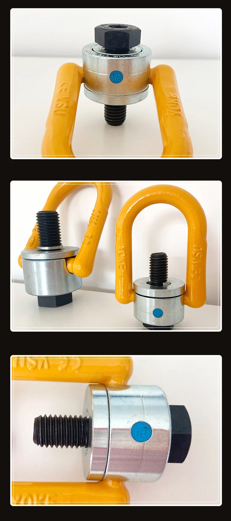 8-231-030 Parafuso de olhal de elevação de âncora/anel de talha giratório forjado