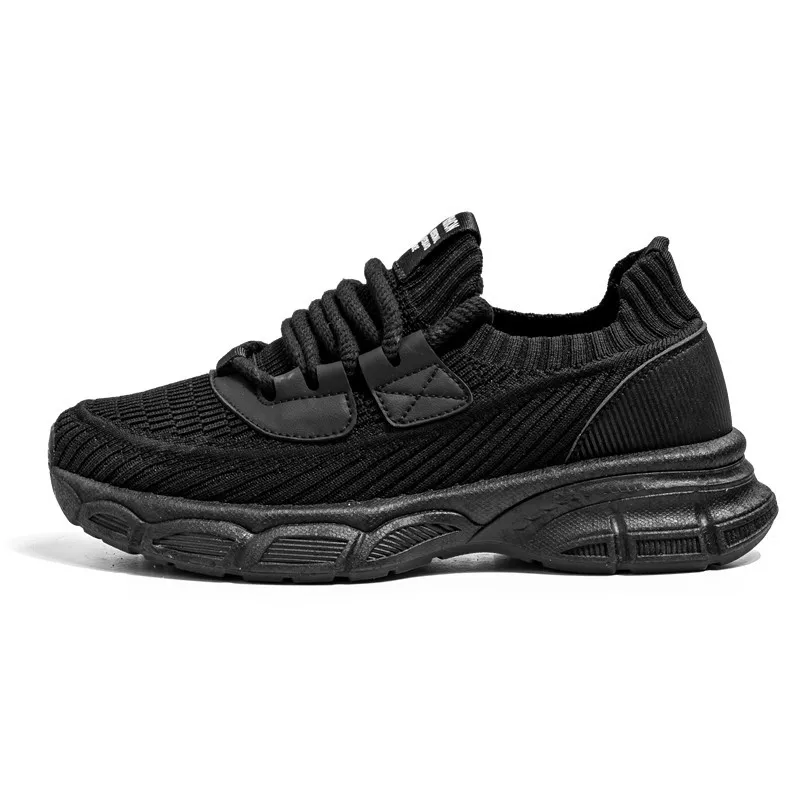 Sapatos casuais antiderrapantes respiráveis para homens, resistentes ao desgaste, moda que combina com tudo, tendência calçados esportivos Mesh Daddy, primavera, novo, 2023