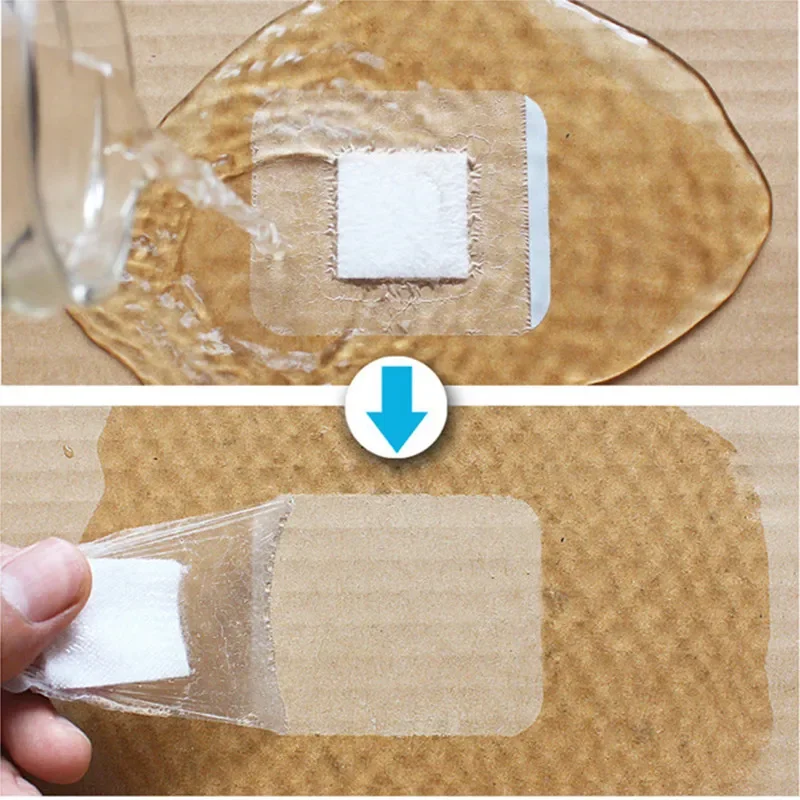 10Pcs Medical Transparent Tape Adhesive Plaster Breathable Waterproof Medicinal Wound Dressing Bandage 6x7cm 6x10cm