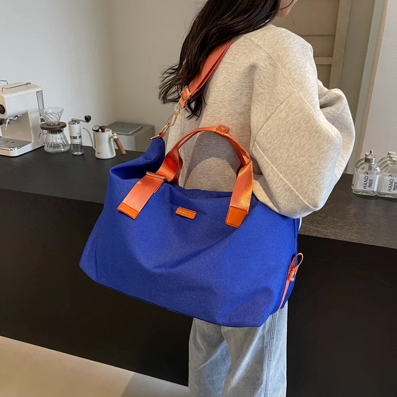 Canvas Bags Short Trips Large Capacity Light Luggage Backpacks Hand-held Maternity Bag Storage Bags Sports and Fitness Backpacks