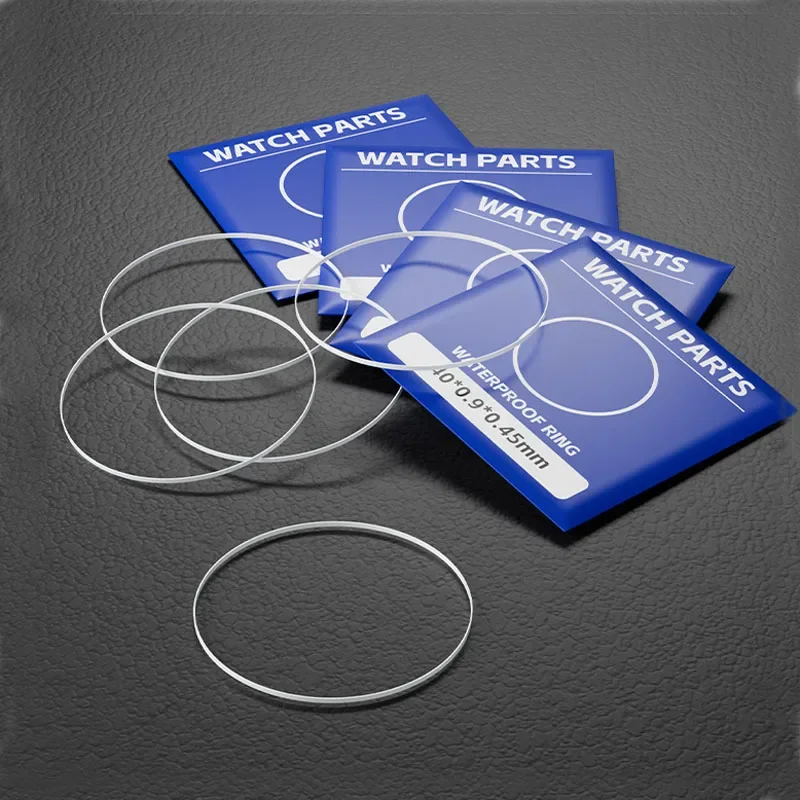 2PCS 0.35/0.4/0.45mm Watch Glass O-Ring Waterproof Rubber Front Watch Cover Gaskets Watch Repair Tool For Watchmaker
