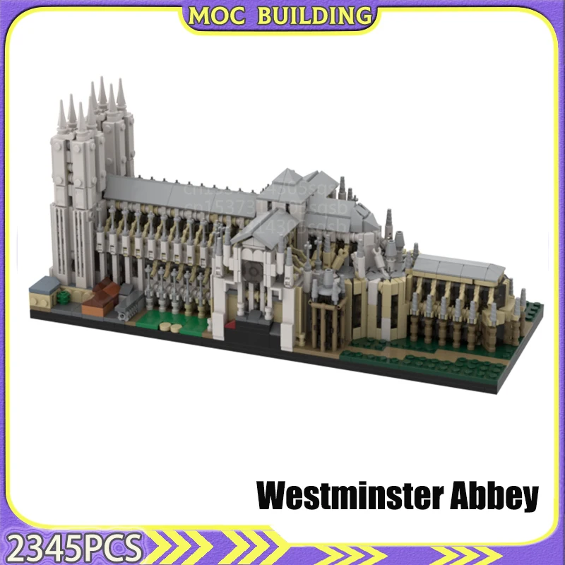 

2345PCS Westminster Abbey Display Model Building Blocks Toy Xmas Birthday Gift