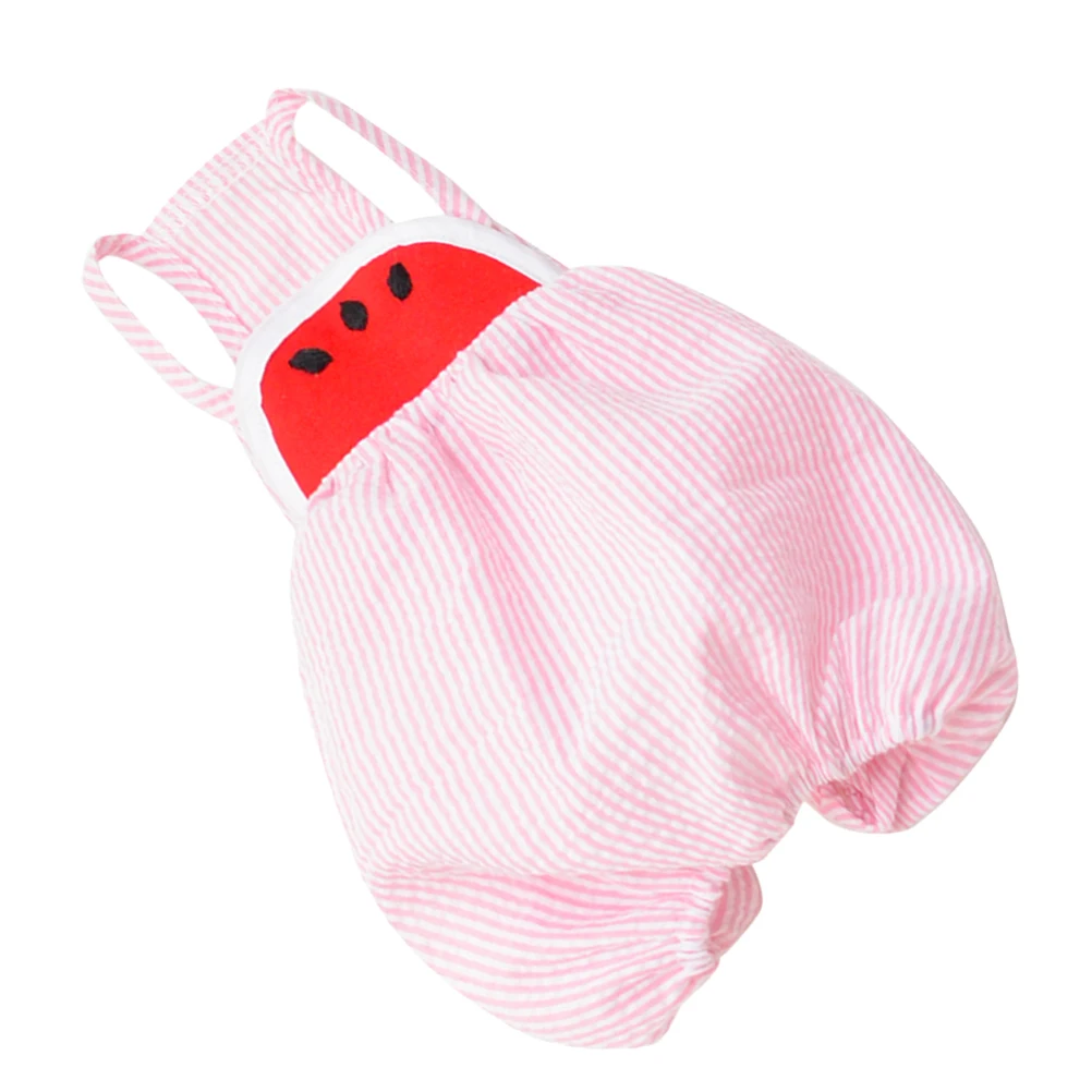 

Watermelon Suspender Pants Dog Dress Cloth Party Pet Sling Costume Clothes Small