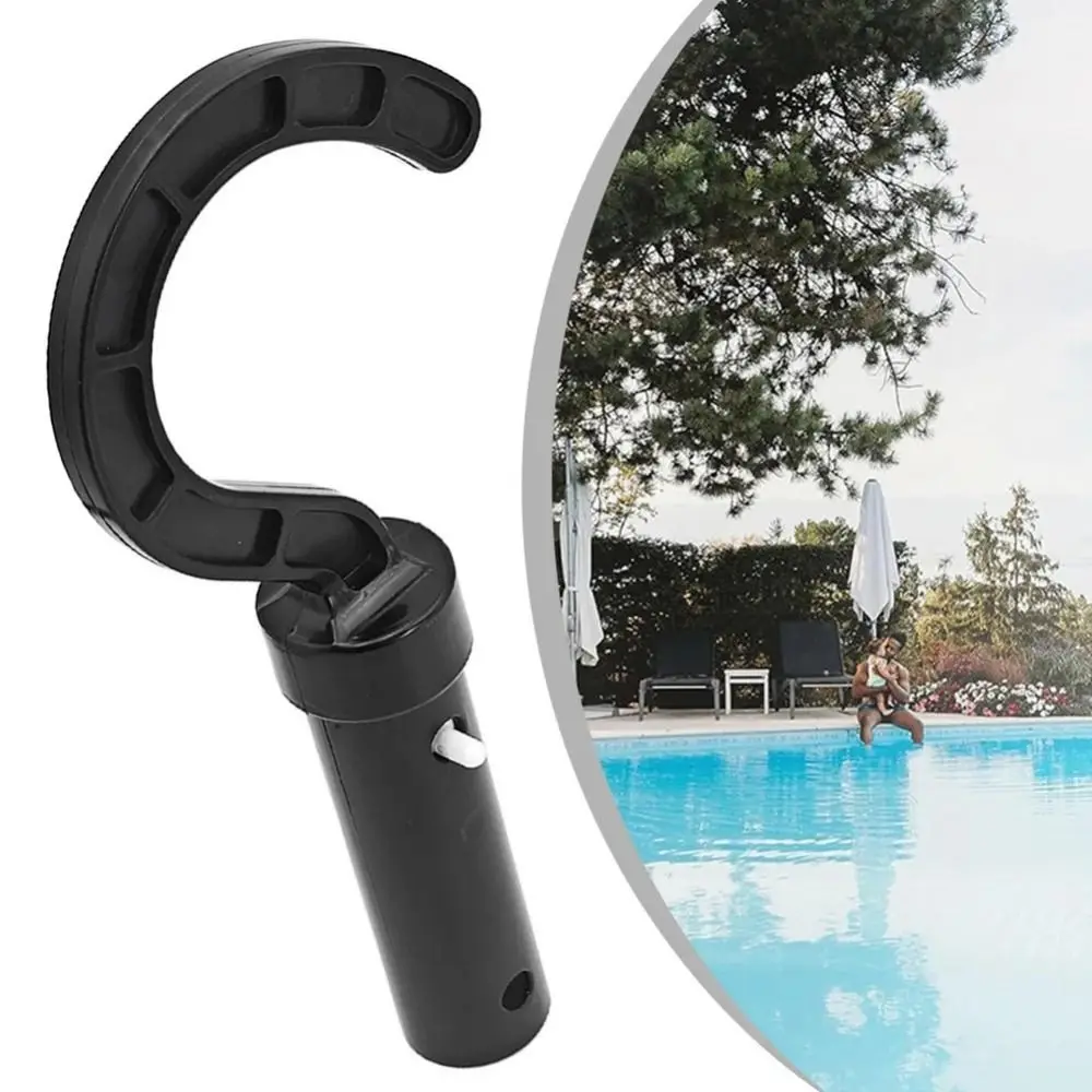 New Black Pool Robot Hook Telescopic Poles Plastic Accessories Hook Replacement Parts Robotic Pool Cleaners Swimming Pool Hooks