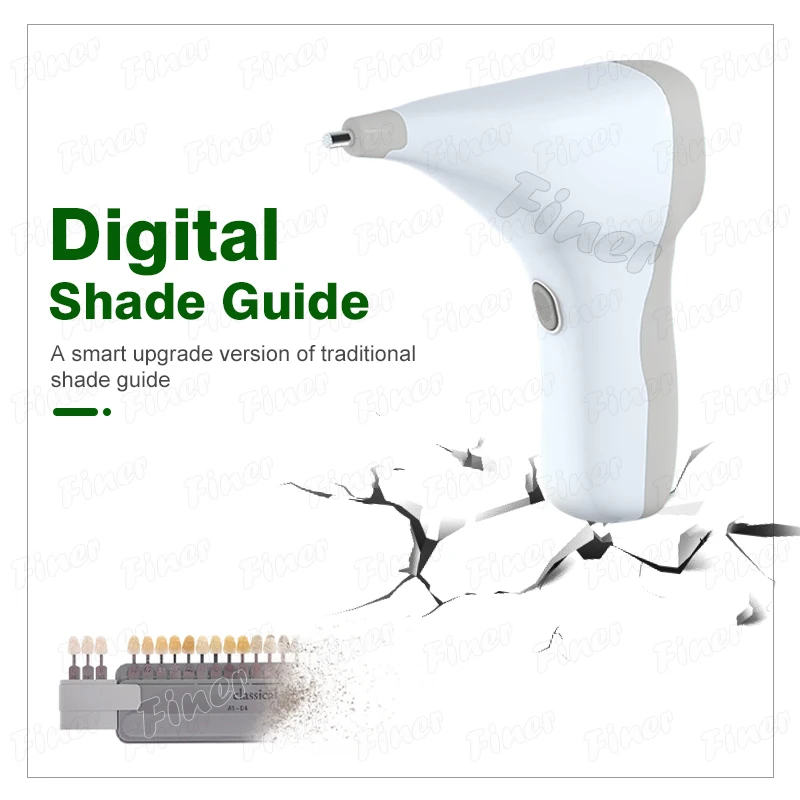 classical guide shade De ntal bleach electronic tooth shade guide teeth whitening shade guide Photoelectric Color Comparator