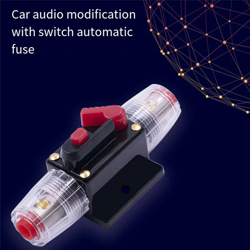 Fonte de alimentação fundida do carro do assento de segurança de áudio do carro para caixa de fusíveis do disjuntor do tubo do fusível
