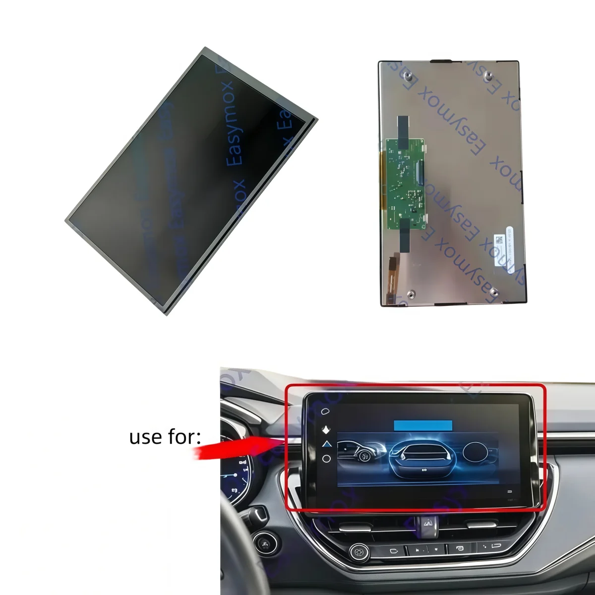 High Quality 9 Inch LCD Display Screen For Toyota Corolla 2019 24 1.2T S-CVT Car Navigation Head Unit Replacement Repair Panel