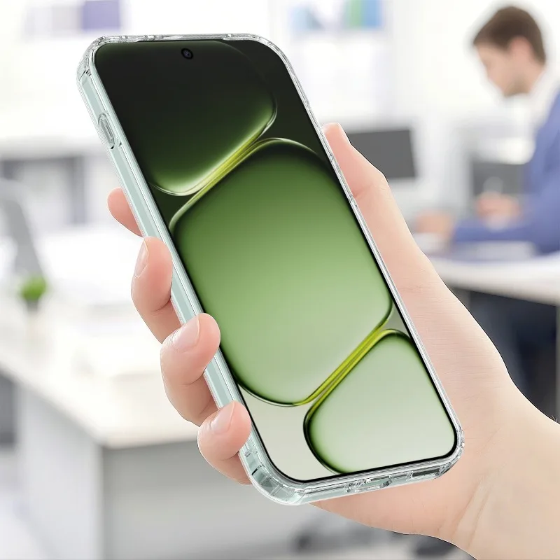 Funda Transparente de Acrílico para Huawei Honor 600 Smart X7e Plus con Imán Incorporado para Magsafe, Carcasa Transparente a Prueba de Golpes