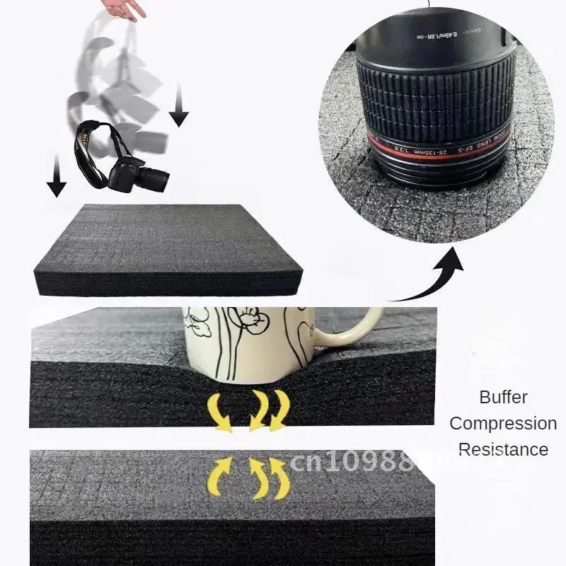 50x30 سنتيمتر اللؤلؤ القطن اختيار نتف الأدوات رغوة قبل قطع مسبقة رغوة الرغاوي أداة الصلب إدراج الظل الطيران المنظم وحالة #5
