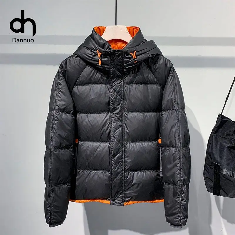 

Мужская пуховая куртка из хлопка 2024: Новинка зимы, модная расцветка, молодежный облегающий крой, повседневный стиль, водонепроницаемая.