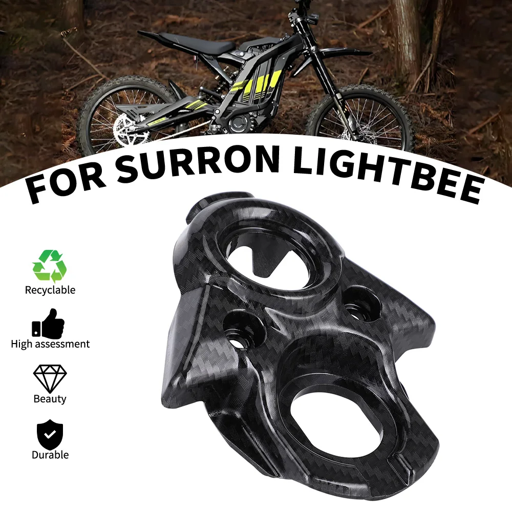 

Декоративная крышка центрального управления мотоцикла, электрическая защита для велосипеда, имитация для Surron X S PP, детали для мотокросса из углеродного волокна