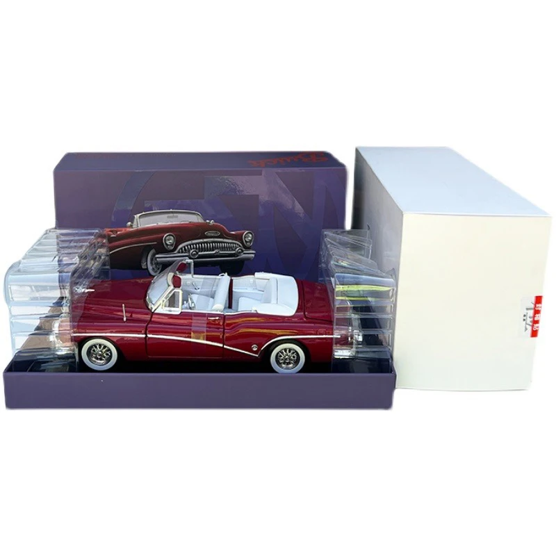 1/18 1953 Buick roadmaster slyark classic car alloy simulation model children's collection of decorative toys, gifts for friends