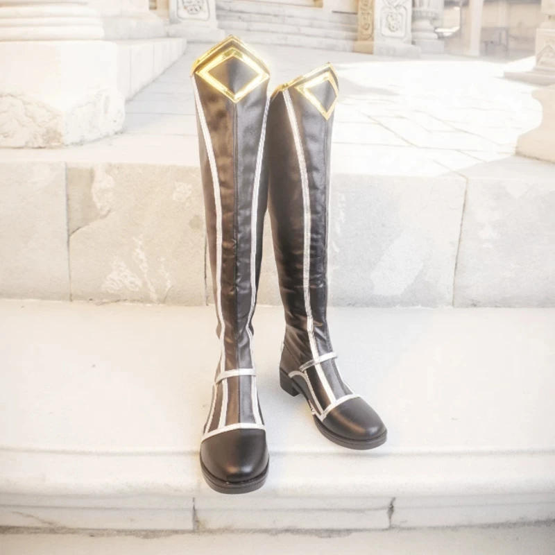 Clair Obscur：Expedition 33 Lune Cosplay Shoes Boots Handmade Faux Leather Boots
