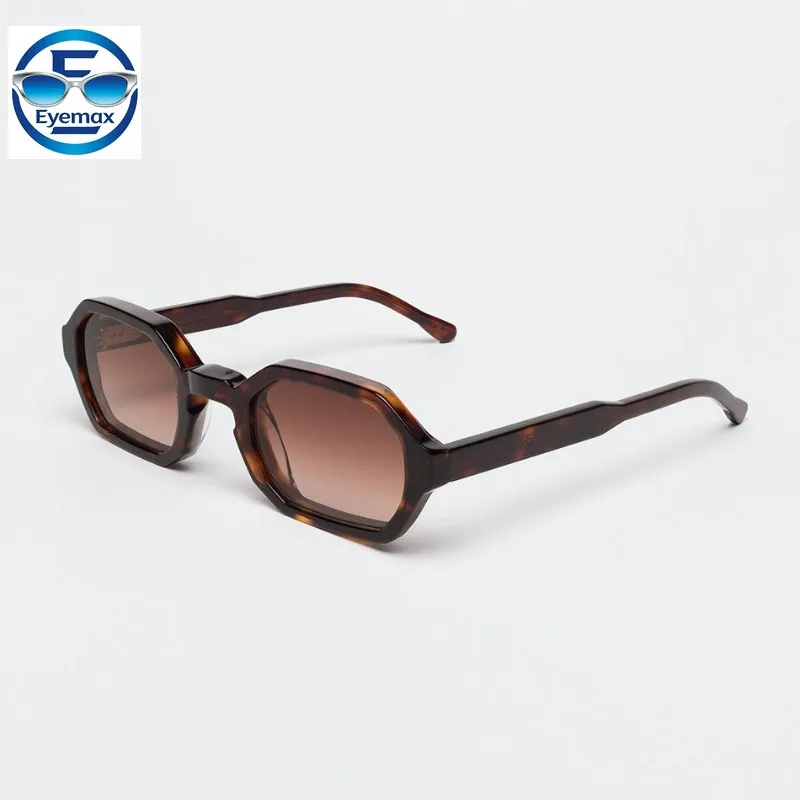 

Новые черные ацетатные солнцезащитные очки в форме октагона с градиентными синими линзами, защита от УФ400, для мужчин и женщин, для активного отдыха и вождения