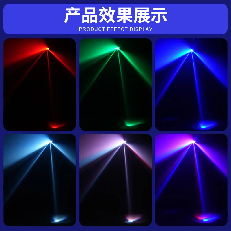 

Светодиодный лазерный проектор Bee Eye для сцены, дискотек, караоке, вечеринок, разноцветный стробоскоп, барная подсветка, светильник-бабочка