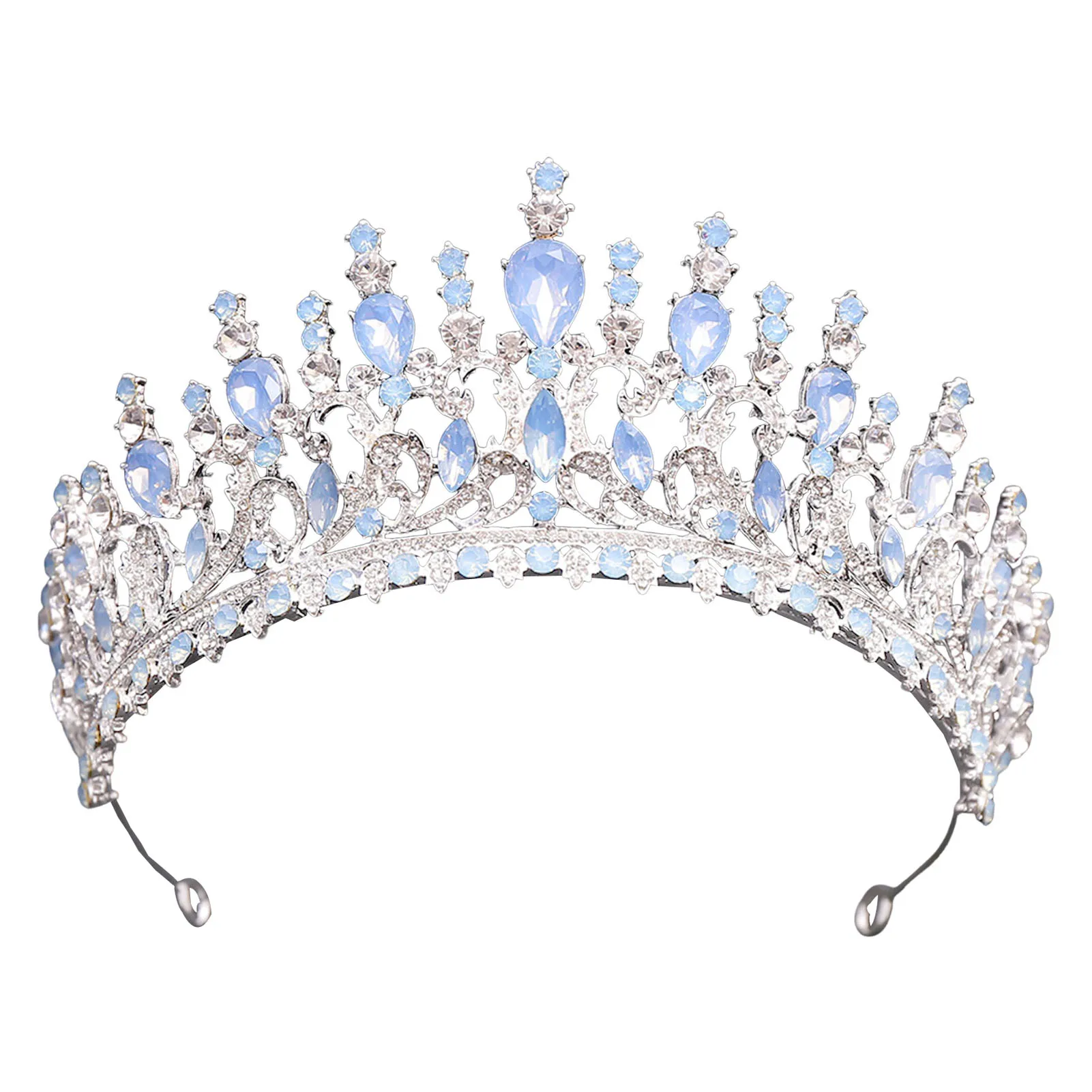 Couronne de Cheveux en Strass, Bijoux de Tempérament de Mariage, Style Simple, pour Robe, Coiffure, Outil de Direction