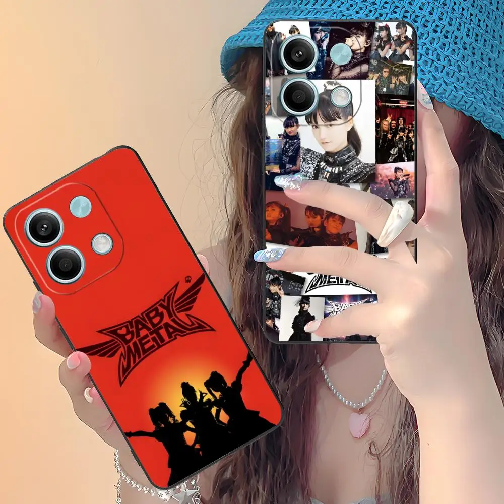 

Cute Babymetal Mobile Phone Case for Xiaomi Redmi Note 14 13 12 11 A5 3 2 1 Pro Plus 4G 5G Colour Printing Cover Luxury Pretty