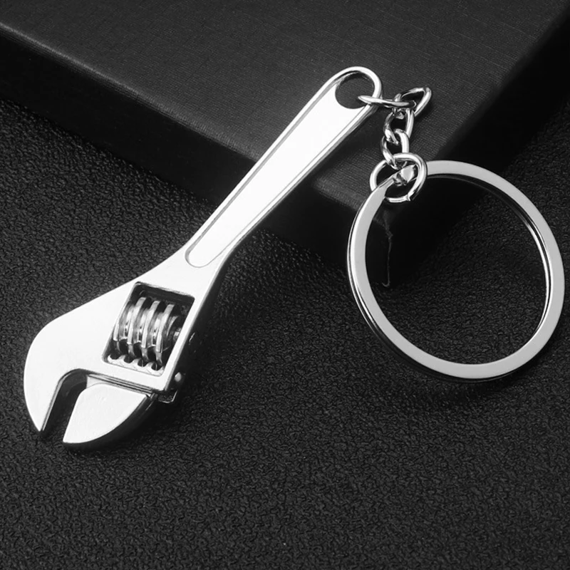 

TOOL SERIES Wrench Car Keychain Rings Portable Mini Tools Key Ring Pocket Wrench Keychain Car Accessories Fashion Jewelry Gifts