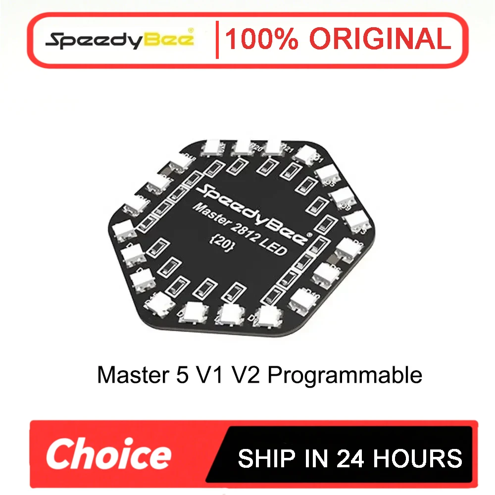 SpeedyBee Master 5 2812 RGB LED Board Programmable Honeycomb Light For Master 5 V1 V2 FPV Drone Frame