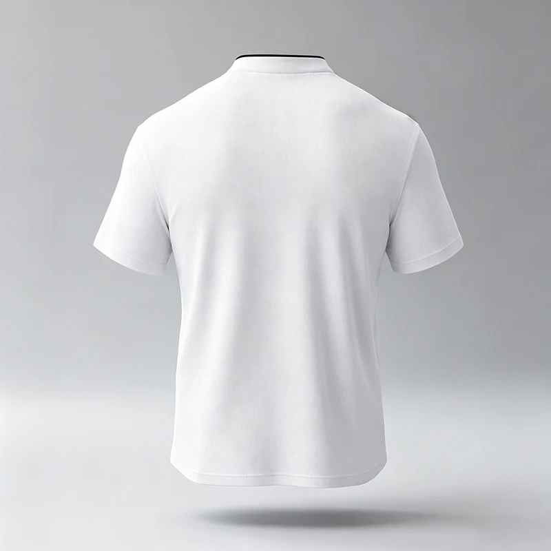 Herren Basic Pullover mit halbem Reißverschluss, Stehkragen und langen Ärmeln, geeignet für Kurzurlaube und verschiedene Freizeitaktivitäten. – Detail 8
