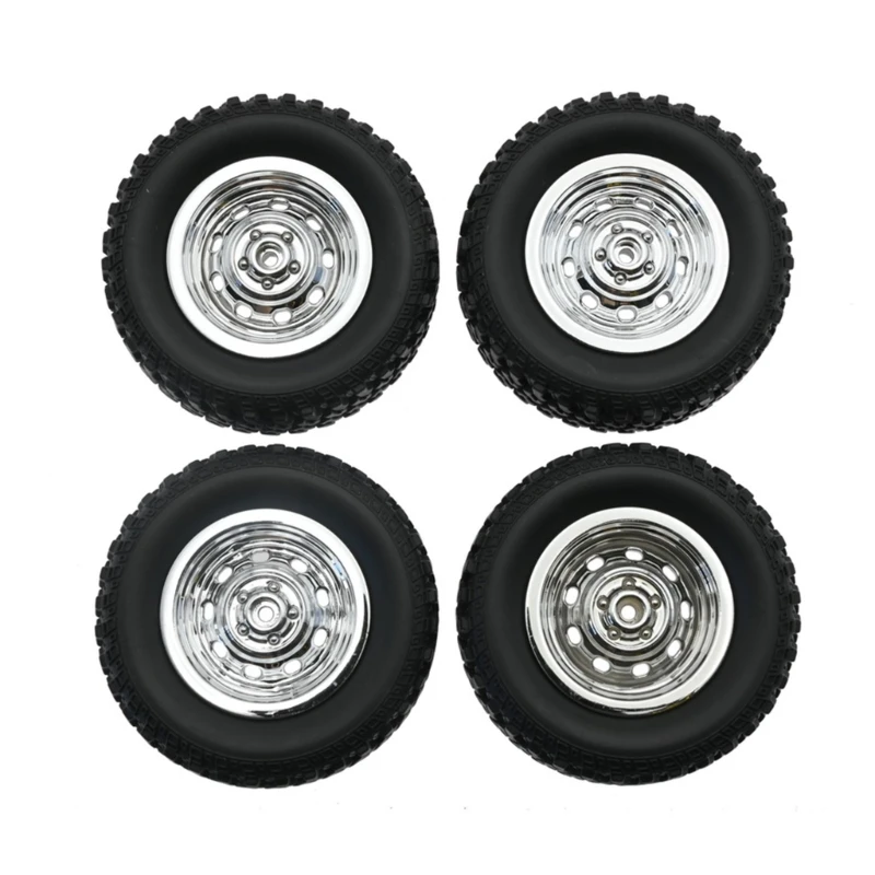 

4pcs Wear Resistant Crawler Plastic Tires Suitable for MN78/ MN82 Drift Car DIY