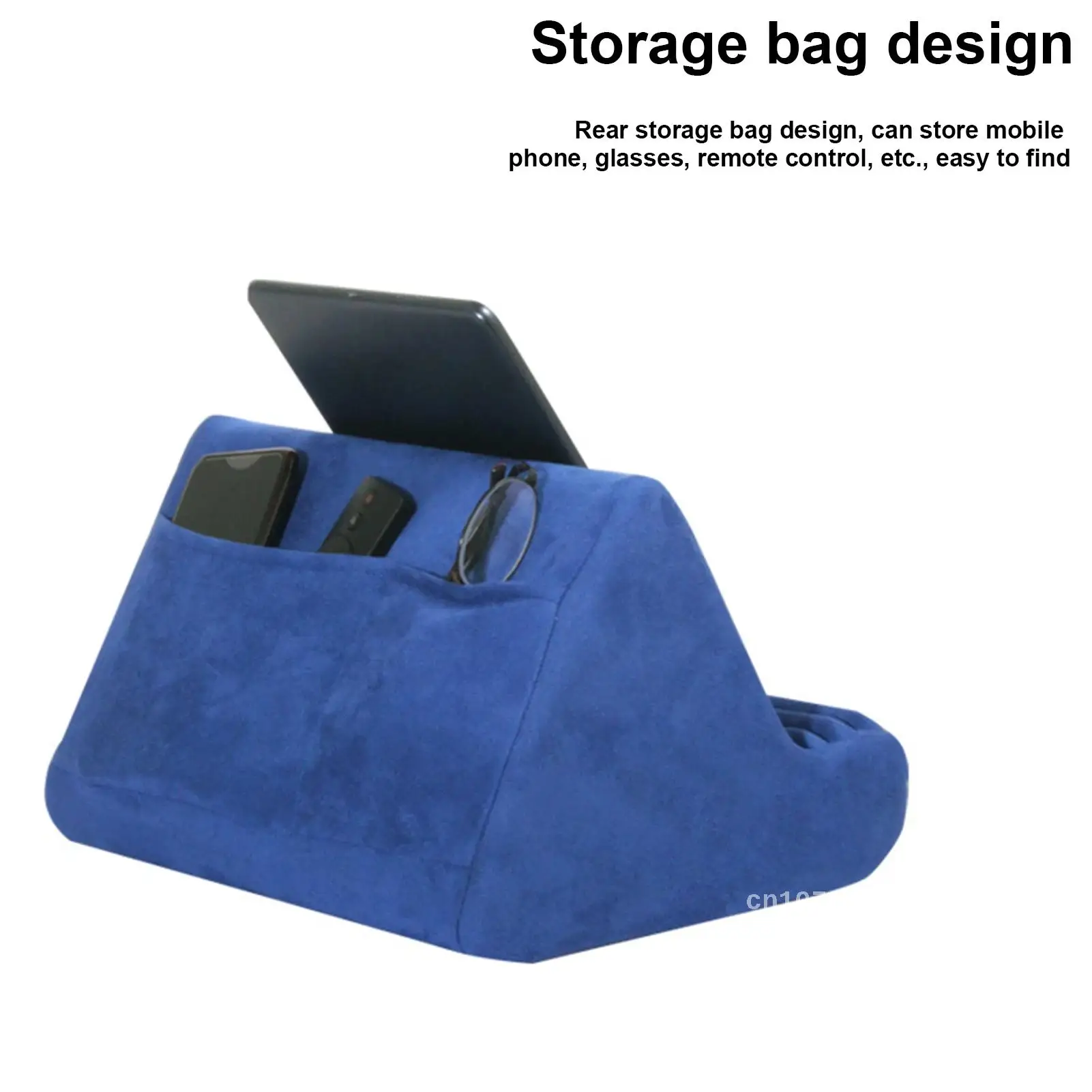 Tablet Holder Bed Sponge Office Portable Mobilephone Rest Foldable Book Reading Holder Cushion Soft Car Support Pillow Stand