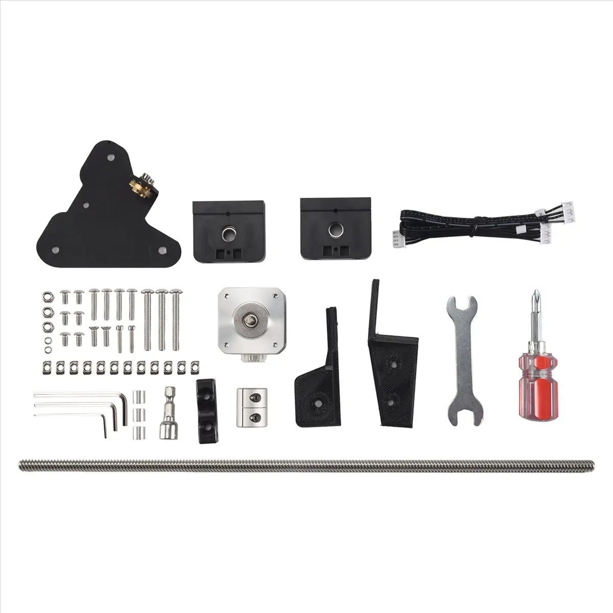 【Fast Delivery】-247-For 3 Dual Z Upgrade Kit with Lead Screw Stepper Motor,3D Printer Accessories Parts for 3