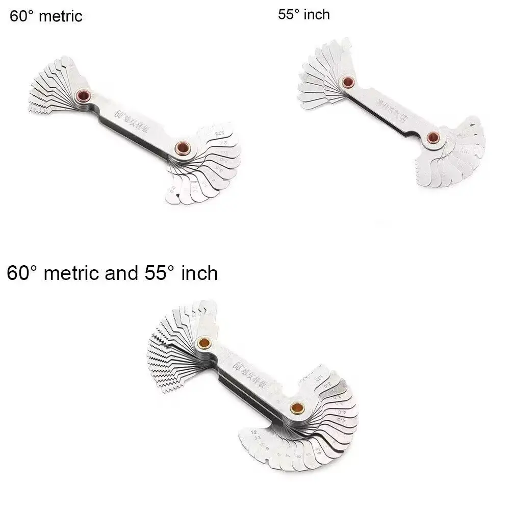Imagem -05 - Ferramentas de Medição de Rosca Polegada Thread Plug Gauge Gear Tooth Screw Pitch Gauges Centro de Medição Metrschwerk Polegada 55 60