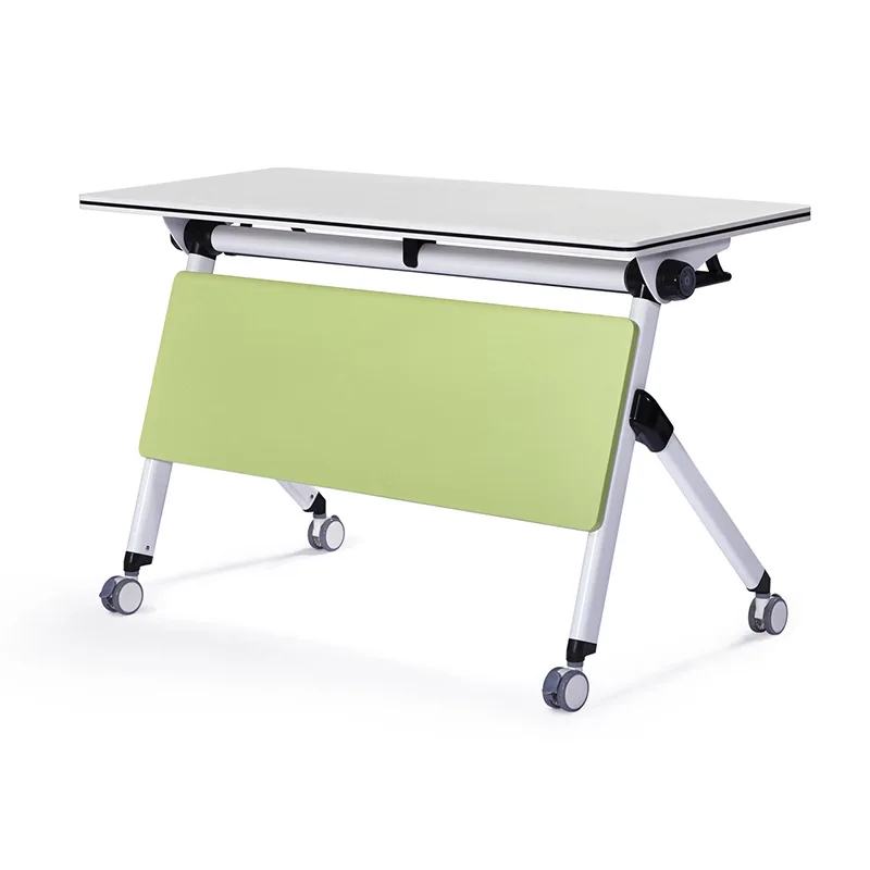 

New folding conference table removable training table and chair office strip educational institution double splicing desk